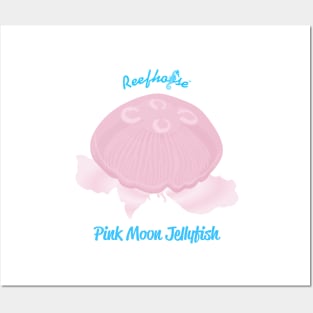 Pink Moon Jellyfish Posters and Art